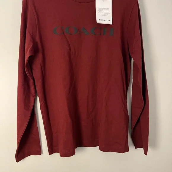 NWT Coach- Long Sleeve Tee - Picture 3 of 4